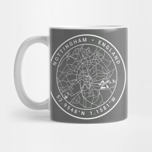 Nottingham Map Mug